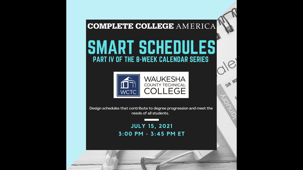 CCA Live | Smart Schedules with Waukesha County Technical College - YouTube