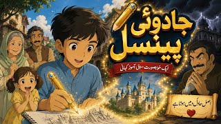 The Magic Pencil ✨ | A Beautiful Moral Story for Kids | Urdu Cartoon Story