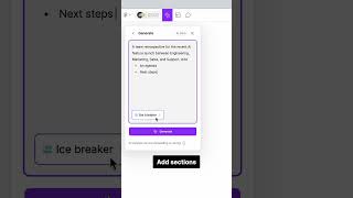 Generate a meeting board in seconds with FigJam AI #figjam #shorts