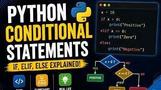Python programming lecture - 2 | conditional statements 