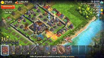DomiNations - Enlightenment Age Live War Attack Big Fail.