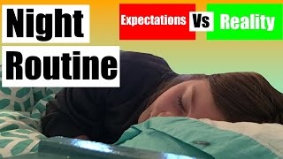 NIGHT ROUTINE EXPECTATIONS vs REALITY!|HeyItsAinsley