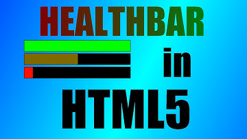 Healthbar programming HTML5