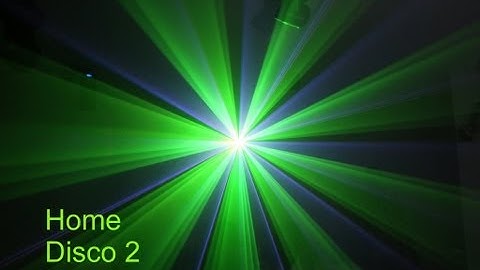 Home Disco Lights synchronized to Music 2, Scanners, Moving Heads, Lasers, DMX controlled