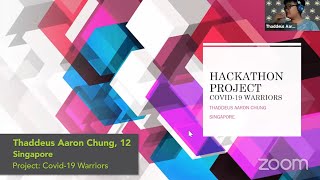 YCGH 2020 Finalist (Junior Category): Thaddeus, 12, Singapore, Covid 19 Warriors screenshot 3
