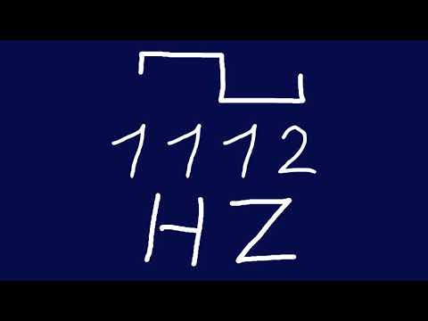1112 hz square