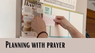 Details January Planner Reset + 2026 Prayer & Vision Board | A Gentle Start to the New Year Guide