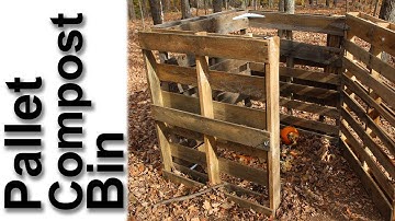Pallet Compost Bin - GardenFork