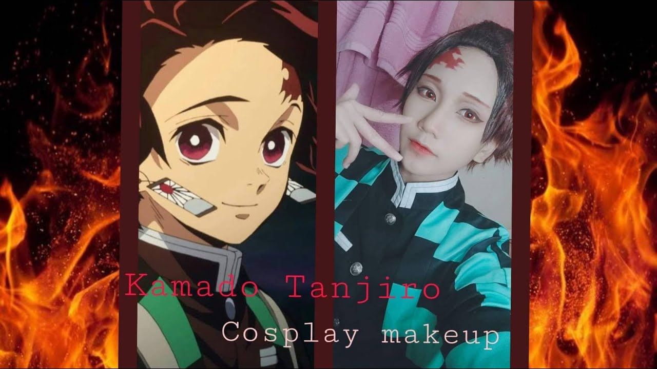 Kamado​ Tanjiro​ -​ 竈門 炭治郎 (MAKEUP)​ ยาวๆไปนั่งเพลินชิลๆแบบใจสั่งมา by Pensri