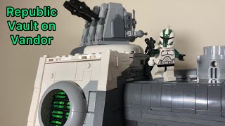 Republic Vault on Vandor- Lego Star Wars MOC showcase