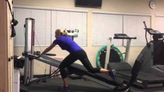 Total Gym Hip Flexor Stretch - Total Gym Pulse