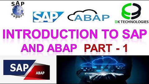 Introduction to SAP ABAP VIDEO -1 | Advance Business Application Products| SAP ABAP |DK TECHNOLOGIES