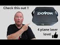 Upgrade Your Leveling Game with DOVOH's 4 Plane Laser Level