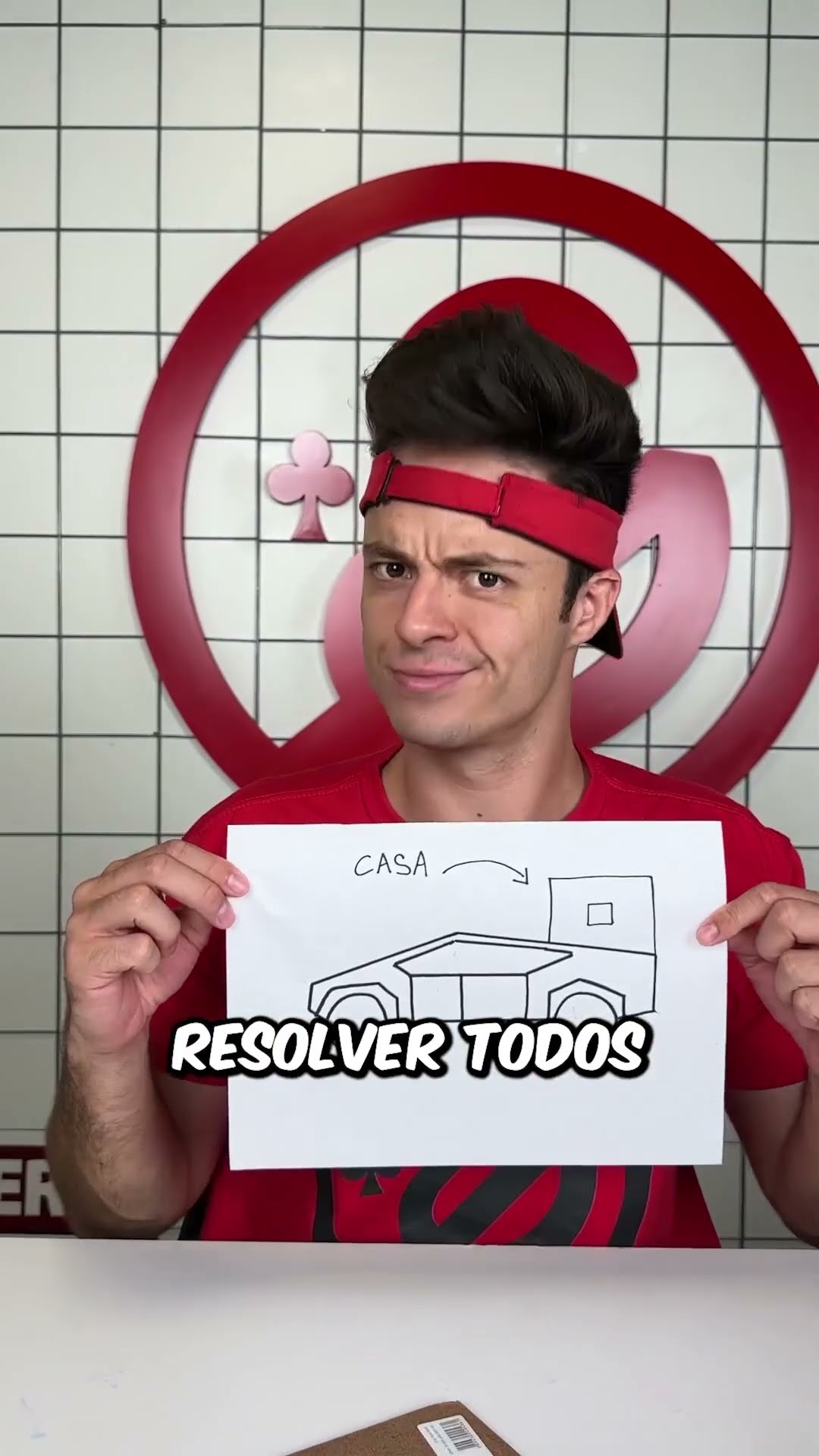 CONSTRUÍ UMA CASA NO CYBERTRUCK! #shorts