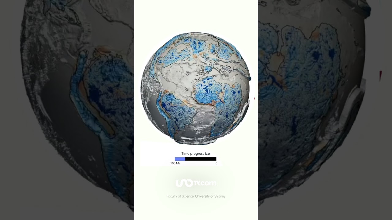 La evoluci&oacute;n de la Tierra en los &uacute;ltimos 100 millones de a&ntilde;os