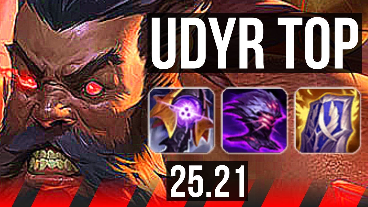 UDYR vs FIORA (TOP) | 9/0/2, 7 solo kills, Legendary, 700+ games | EUW Master | 25.21