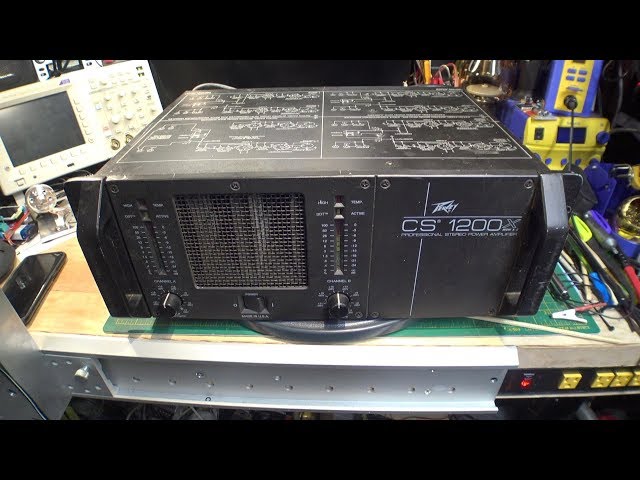 Peavey CS-1200x Amplifier Repair - YouTube