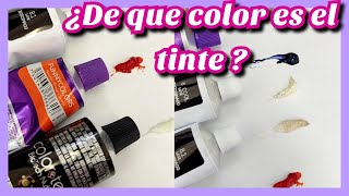 ¿De que color es el tinte? / Lilyymakeuup