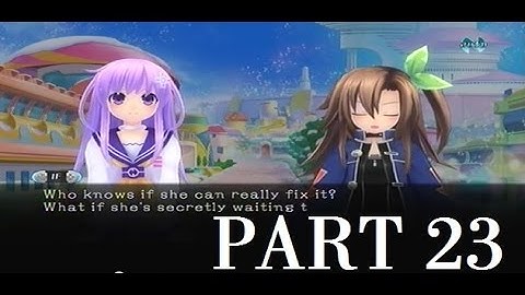 Hyperdimension Neptunia MK2 Platinum Walkthrough Part 23 (Menu, Events, Quests & Chirper 11)