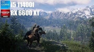 Red Dead Redemption 2  | Vulkan vs DirectX12 | 11400f i5 | RX 6600 XT | 16GB 1080p | Highest Setting