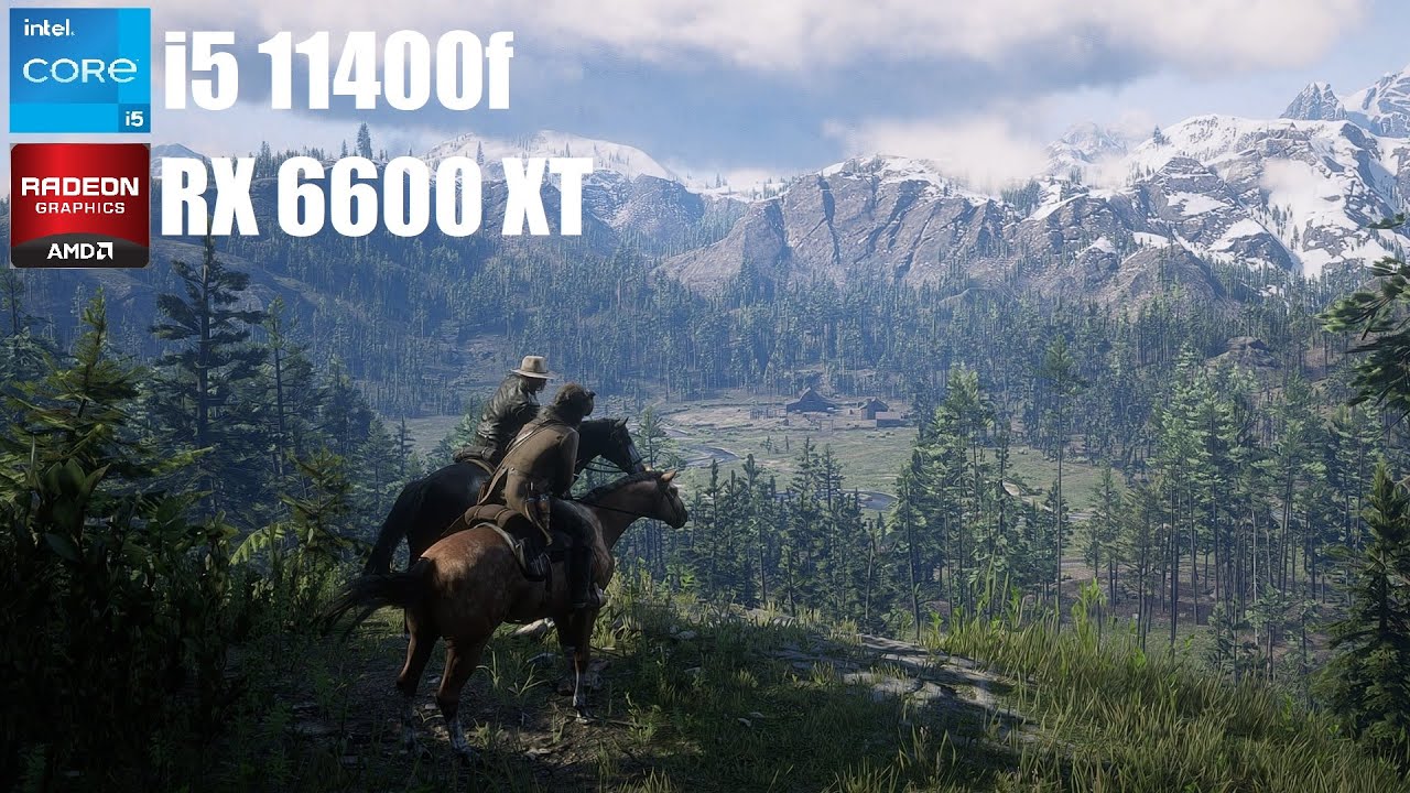 Red Dead Redemption 2 Vulkan vs DirectX12 11400f i5 RX 6600 XT