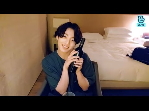 [ENG SUB]BTS Jangkook wine drunk live “after a happy time relaxed glass🍺”