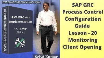 Learn to Implement SAP GRC Process Control - Configuration Steps- 20 Monitor Client Administration
