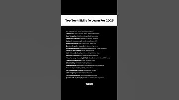 Top tech skills to learn for 2025 #youtubers #youtubeshorts #shorts #trending #webrows #viralvideo