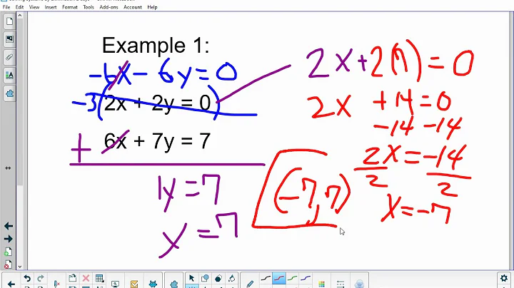 Solve Systems by Elimination Part 3