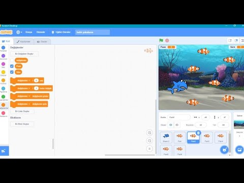 Scratch Dersleri 1- Balık Yakalama Oyunu