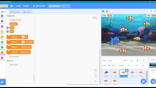 Scratch Dersleri 1- Balık Yakalama Oyunu screenshot 1