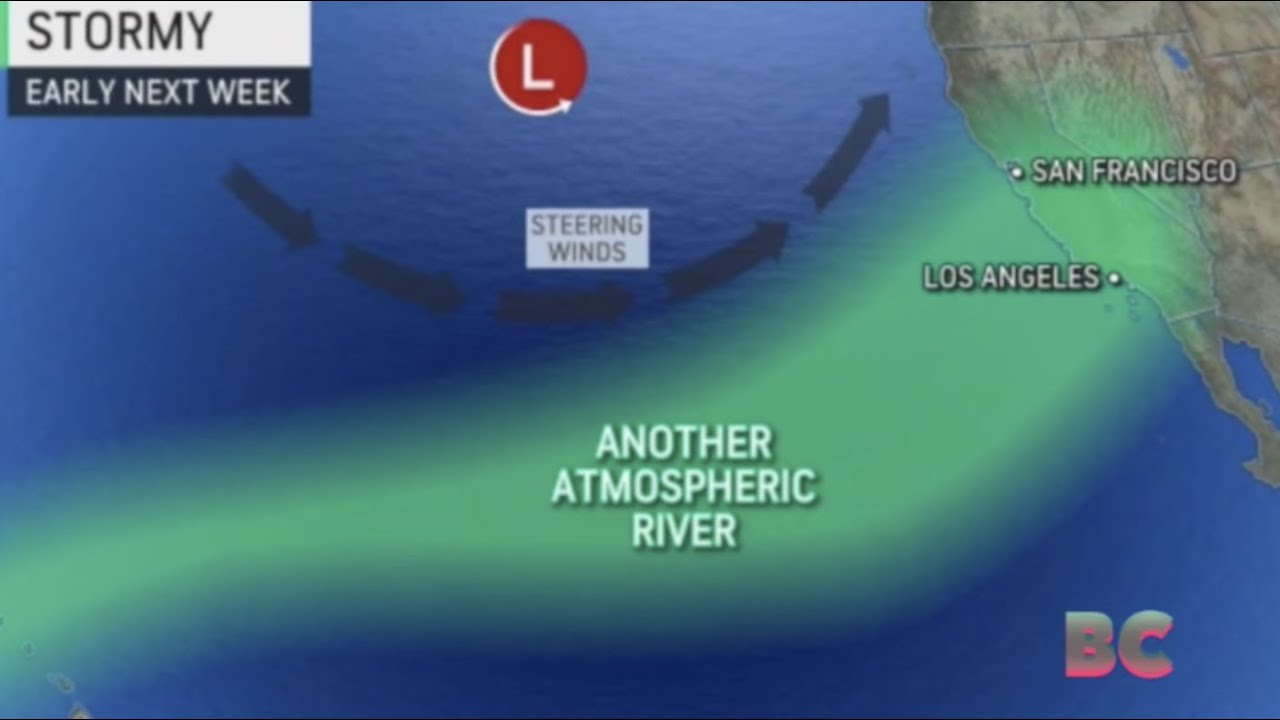 New atmospheric river poses life-threatening flood risk for California ...
