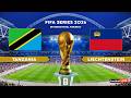TANZANIA Vs LIECHTENSTEIN FIFA Series 2026 International Friendly Full Match Simulation PES