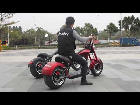 Citycoco electric scooter Rooder super chopper r804 m1 with EEC COC 25km/h 45km/h and 60km/h