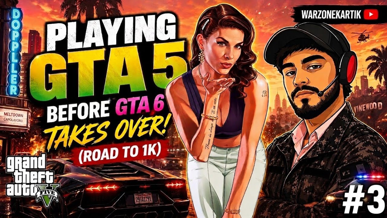 Playing GTA 5 Before GTA 6 Takes Over!🔥 (Road to 1K)