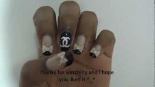 Coco Chanel Nail Art 1