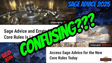 Dungeons and Dragons 2024 Sage Advice and Errata - How Will This Change Your Game???