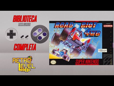 Road Riot 4WD Biblioteca COMPLETA do Super Nintendo #1101