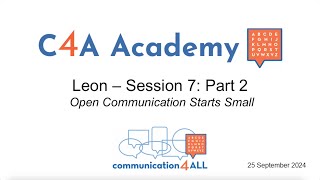 Famous Leon Case Study | Session 7, Part 2: Open Communication Starts Small Net Worth