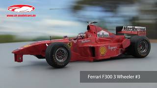 WERK83 1:18 Michael Schumacher Ferrari F300 3 Wheeler #3 Belgium