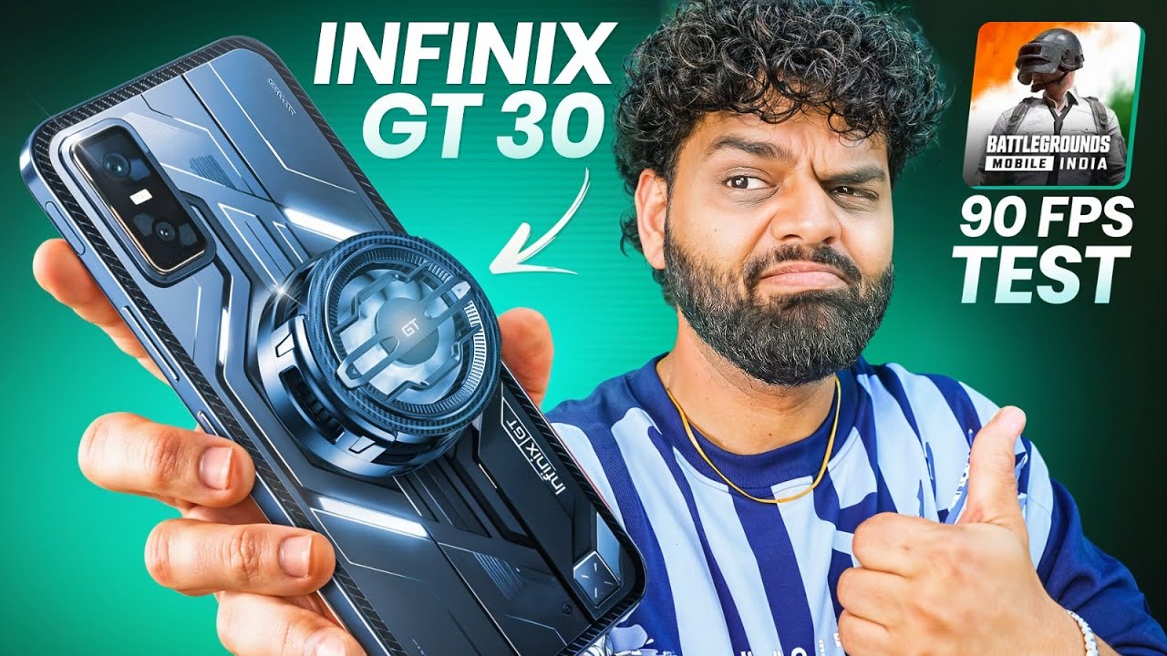 Infinix GT 30 5G - 90 FPS BGMI Test with FPS Meter 🔥 Giveaway 🎁