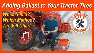 Adding Liquid Ballast to Tractor Tires: Which Fluid? Which Method? Tire Fill Chart (#95)