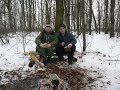 Пикник в Роще.Костер.Гречка с мясом.Picnic.The bonfire.Buckwheat with meat.The rest of the tractor.