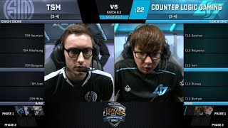TSM vs CLG - 2018 NA Spring Week 4 - Team SoloMid vs Counter Logic Gaming