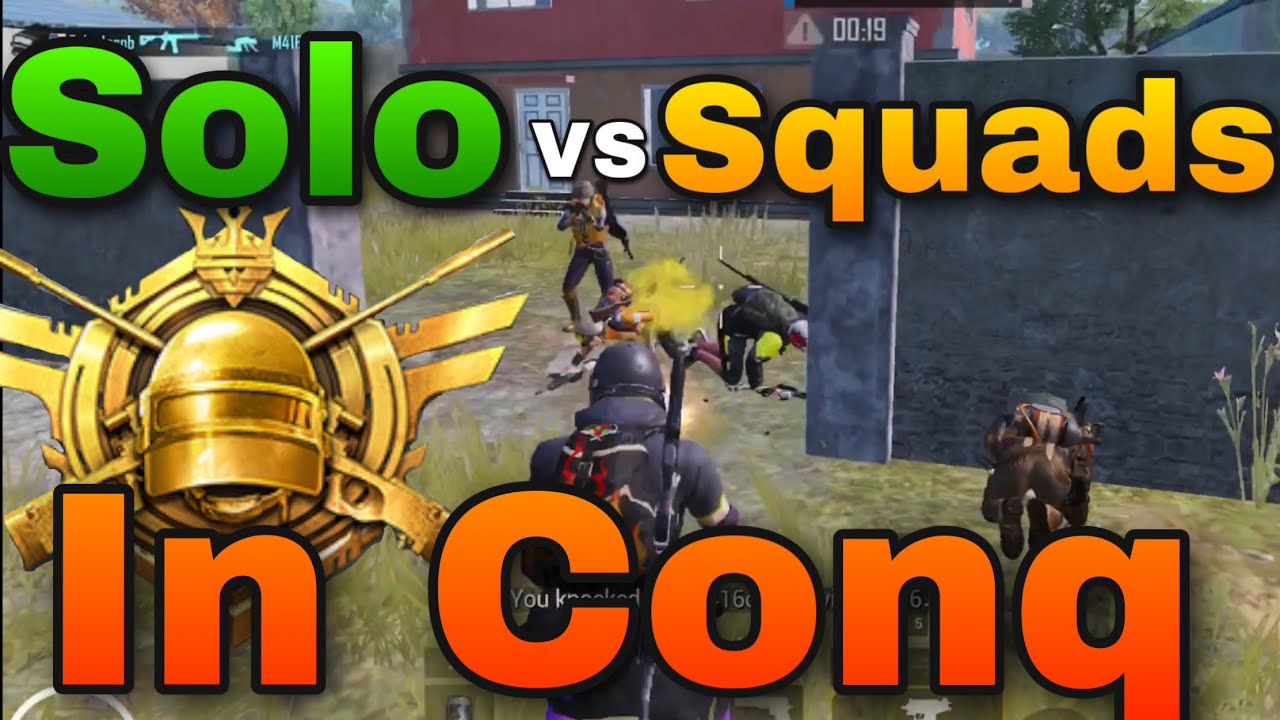 Solo VS Squad in CONQUEROR TIER!!! | PUBG Mobile - YouTube