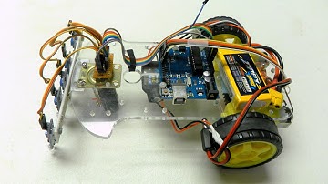 Arduino Five Sensor PID Line Following Robot