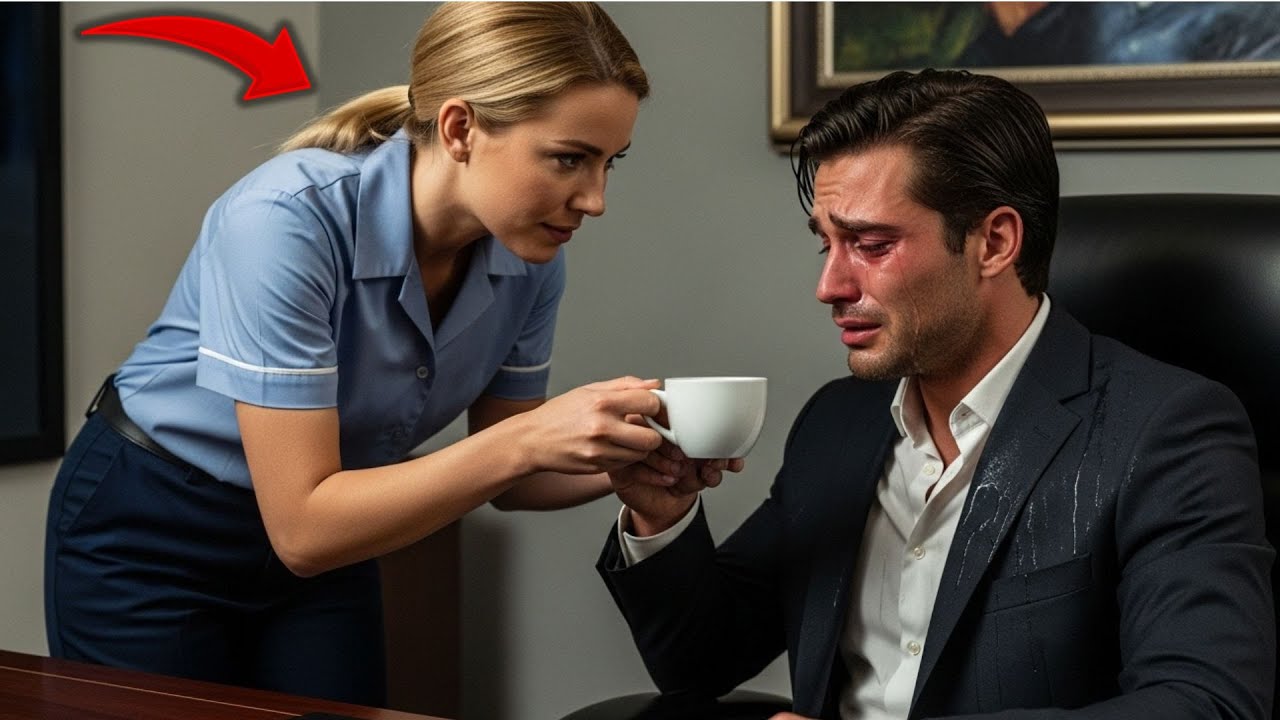 Miljonären höll på att förlora allt… tills städerskan räddade honom och blev hans fru