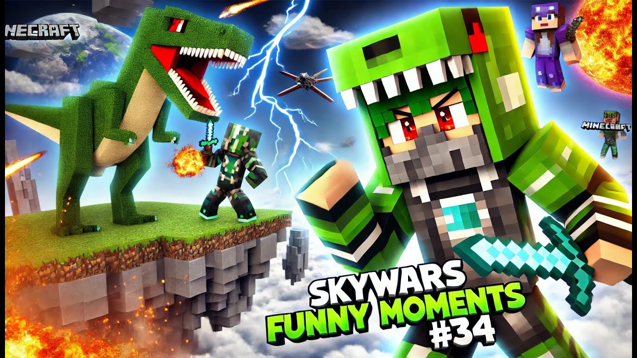 Hive skywars funny moments #34 - Minecraft Gameplay - YouTube