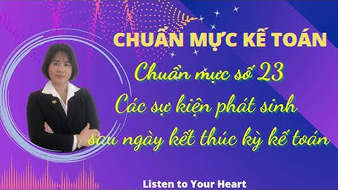 Thông tư hướng dẫn chuẩn mực kế toán số 23