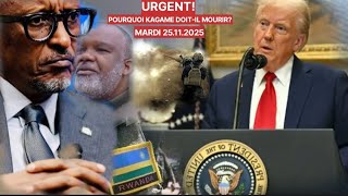 Download Lagu URGENT 25.11.2025! LA MORT DE  KAGAME? FATSHI CHEZ POUTINE! C'EST FINI! LA NOUVELLE VIENT DE TOMBER! MP3